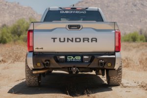 Toyota Tundra Rear Bumper - DV8 Offroad - Spec Series, Mid-Width, Steel - Black - `22-`26
